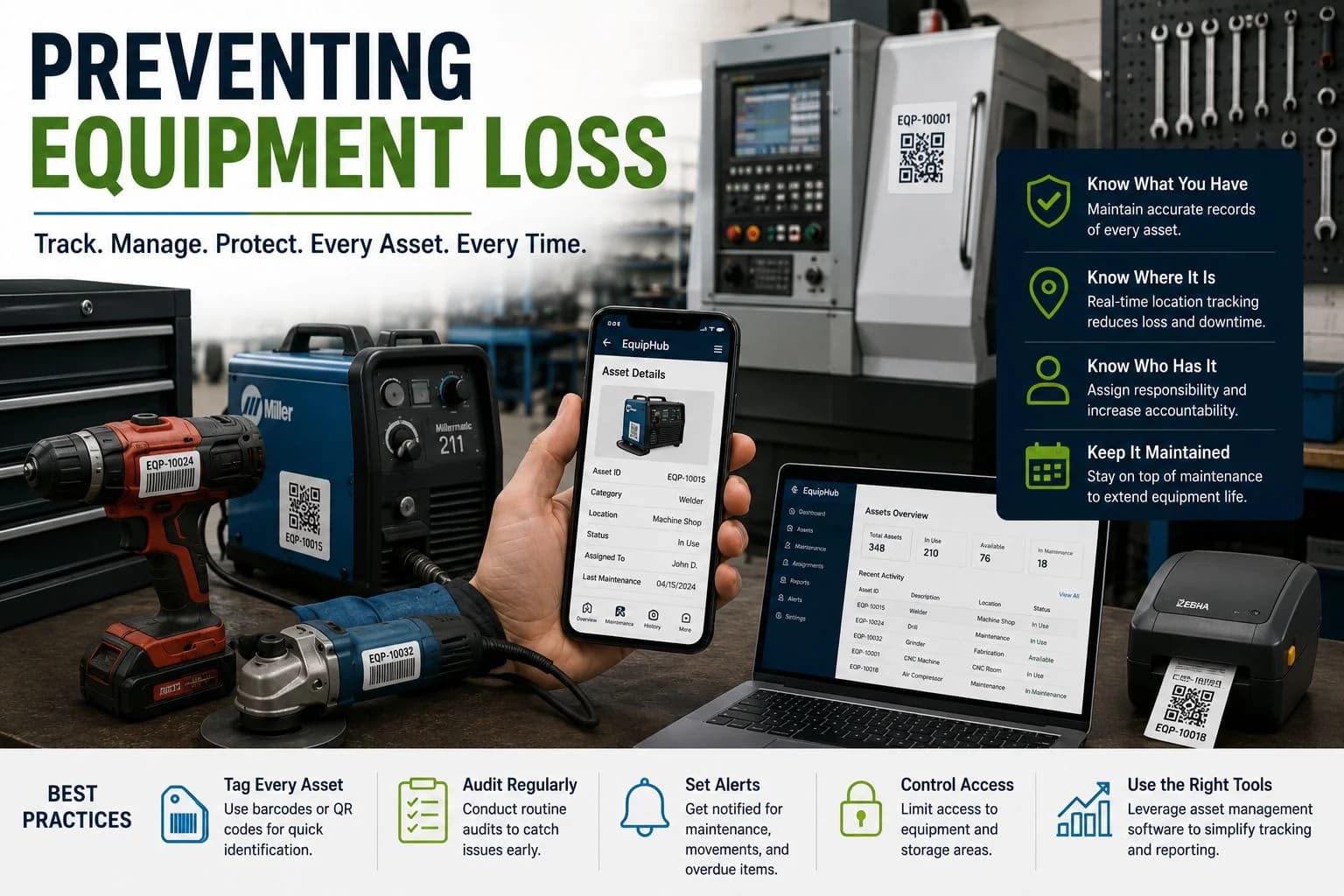 Preventive maintenance program protecting equipment and reducing downtime